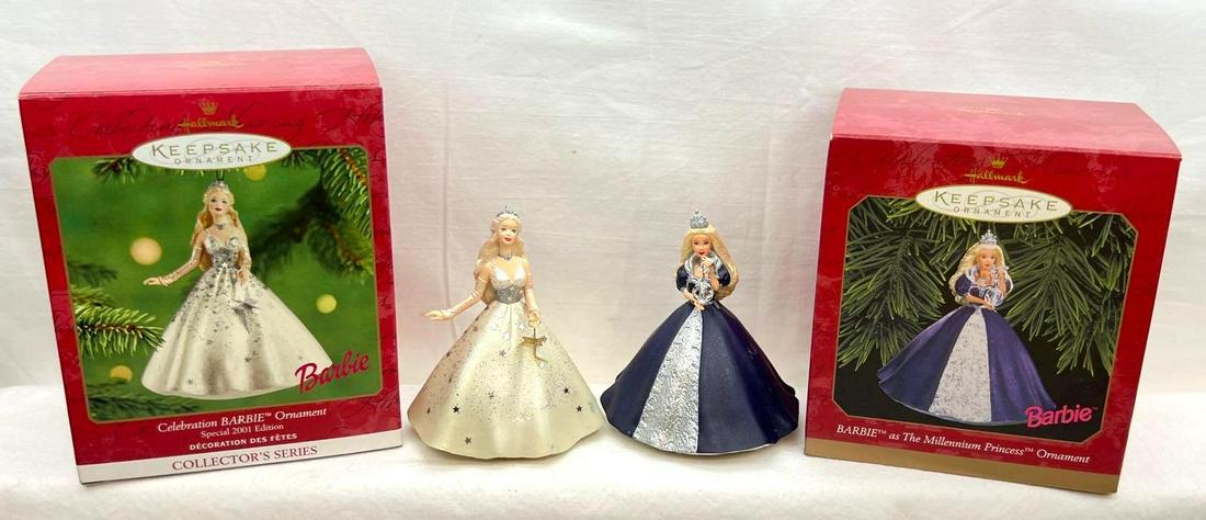 Two In Box Millennium Princess Barbie With Keepsake