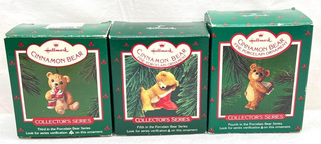 Hallmark Keepsake Ornament Lot Of Three Cinnamon Bears (1 of 7)