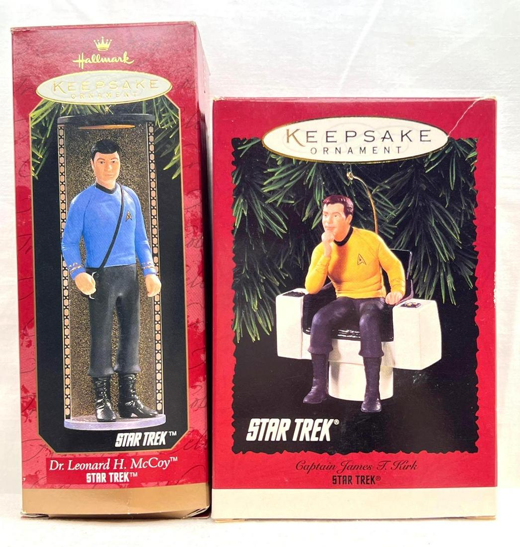 Hallmark Keepsake Ornament Lot Of Two Star Trek (1 of 6)