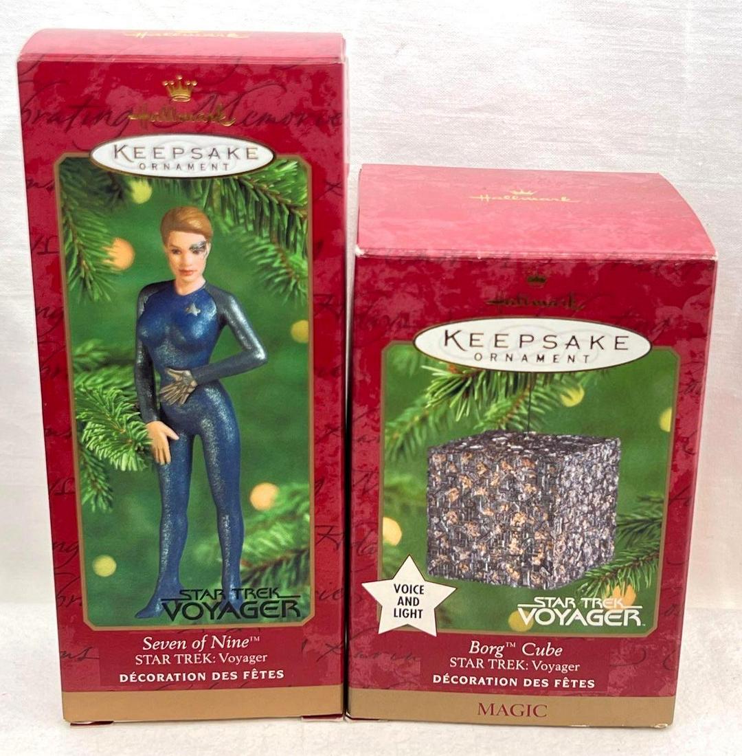 Hallmark Keepsake Ornament Lot Of Two Star Trek Voyager (1 of 4)