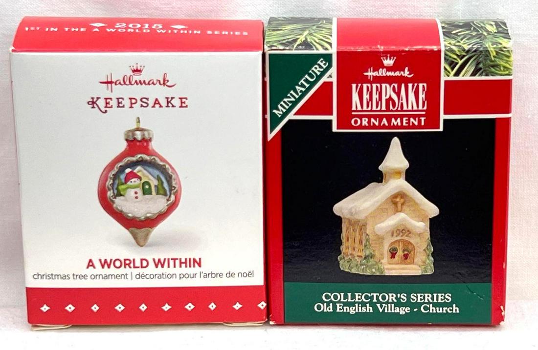 Hallmark Keepsake Ornament Miniature Lot Of Two (1 of 6)