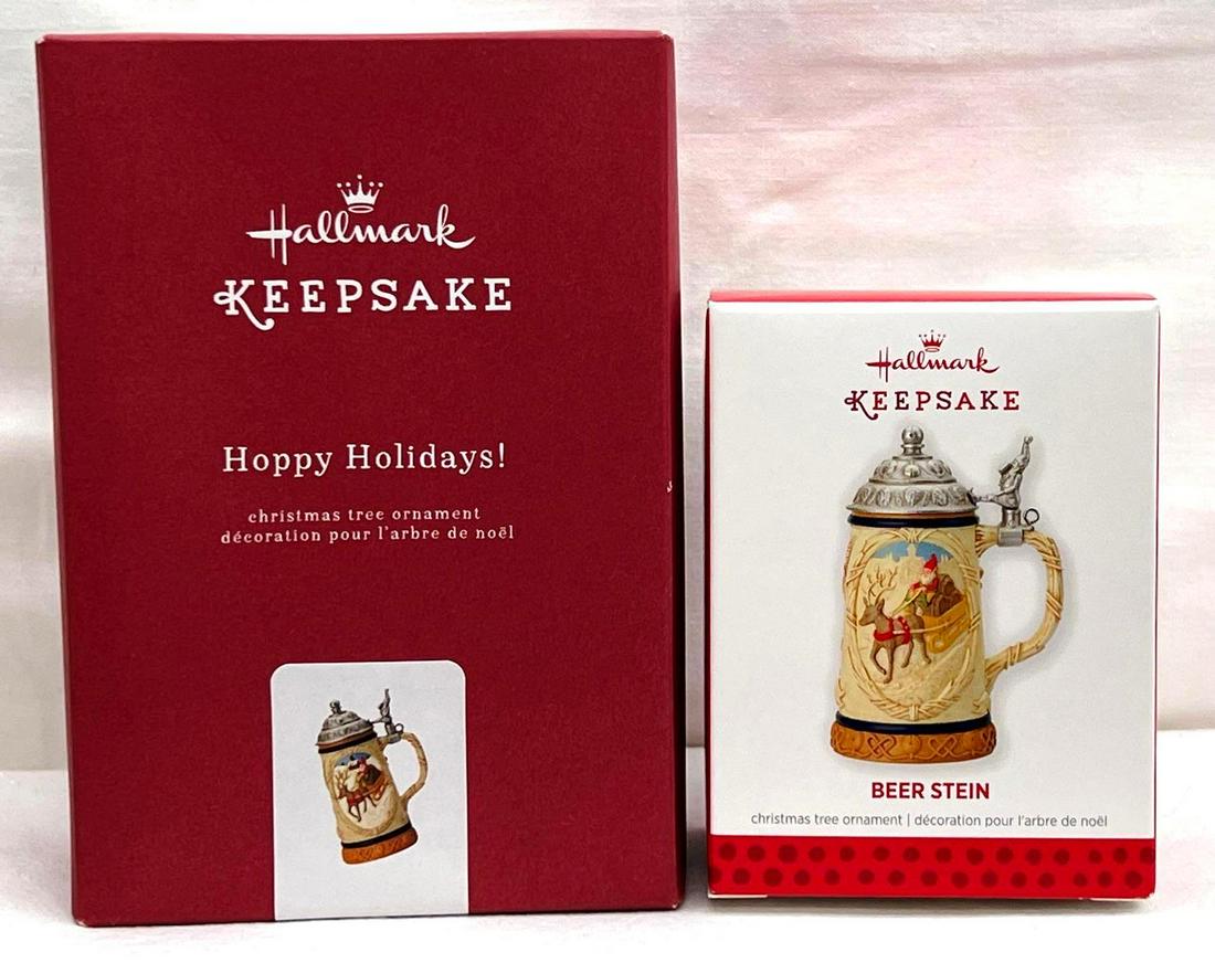 Hallmark Keepsake Ornament Lot Of 2 Beer Steins (1 of 7)