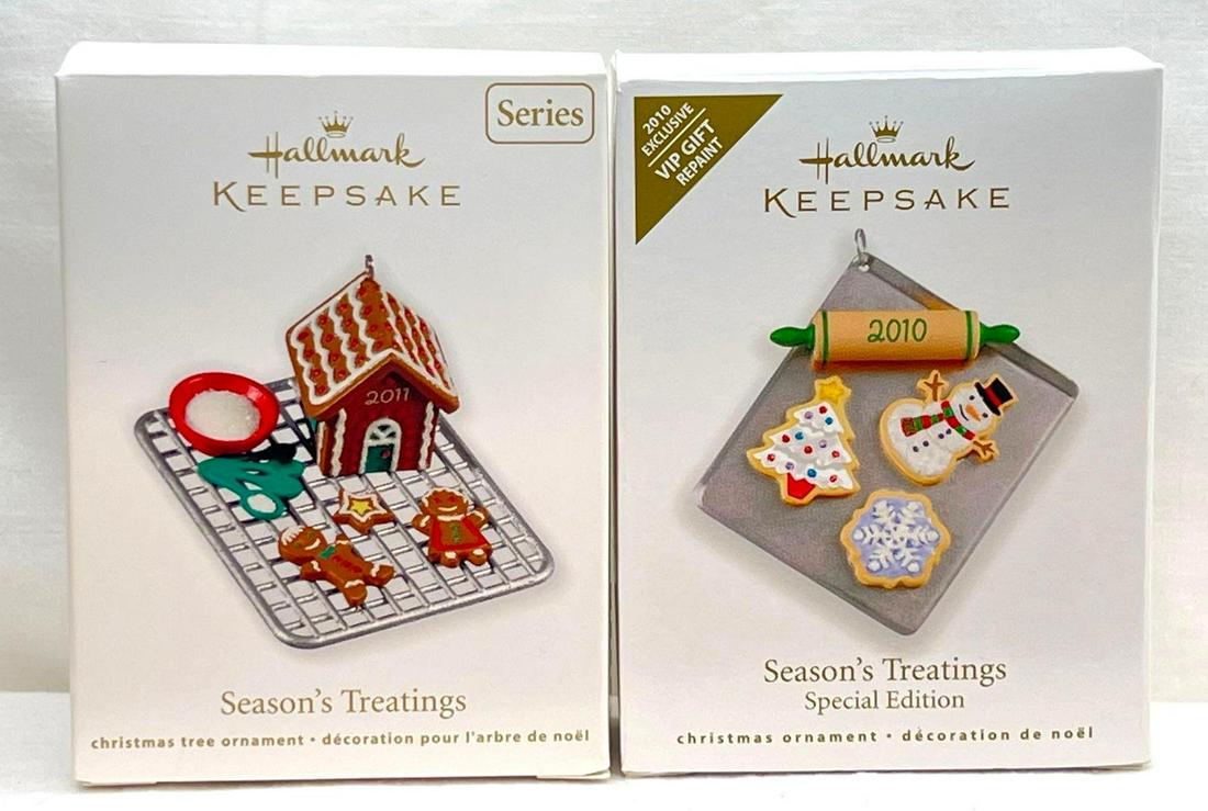 Hallmark Keepsake Ornament Lot Of 2 Seasons Treatings (1 of 6)