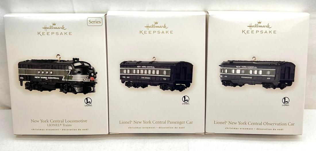 Hallmark Keepsake Ornament Lot Of 3 Lionel New York Central (1 of 4)