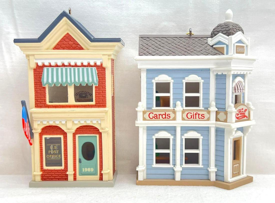 Hallmark Keepsake Ornament Lot Of 2 Nostalgic Houses and Shops (1 of 7)