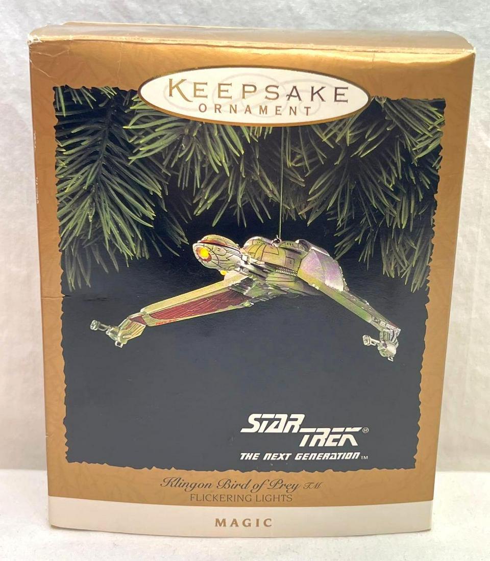 Hallmark Keepsake Ornaments Klingon Bird of Prey Star Trek The Next Generation (1 of 5)