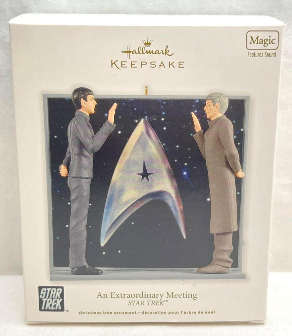 Hallmark Keepsake Ornaments Star Trek An Extraordinary Meeting with magic sound (1 of 7)