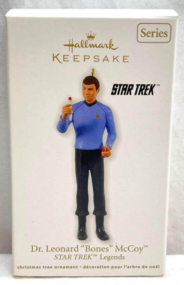 Hallmark Keepsake Ornaments Dr. Leonard Bones McCoy Star Trek Legends third in the series (1 of 5)