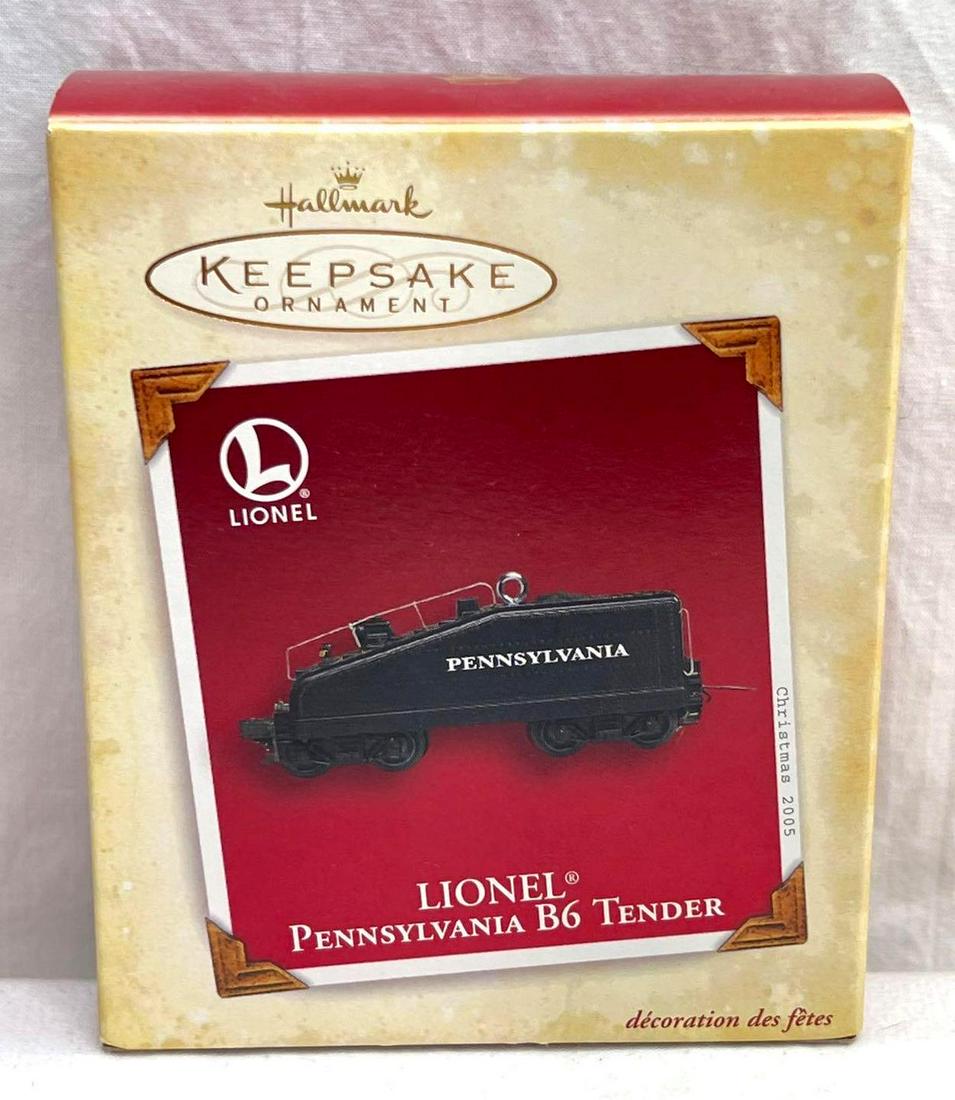 Hallmark Keepsake Ornaments Lionel Pennsylvania B6 Tender in original box (1 of 6)