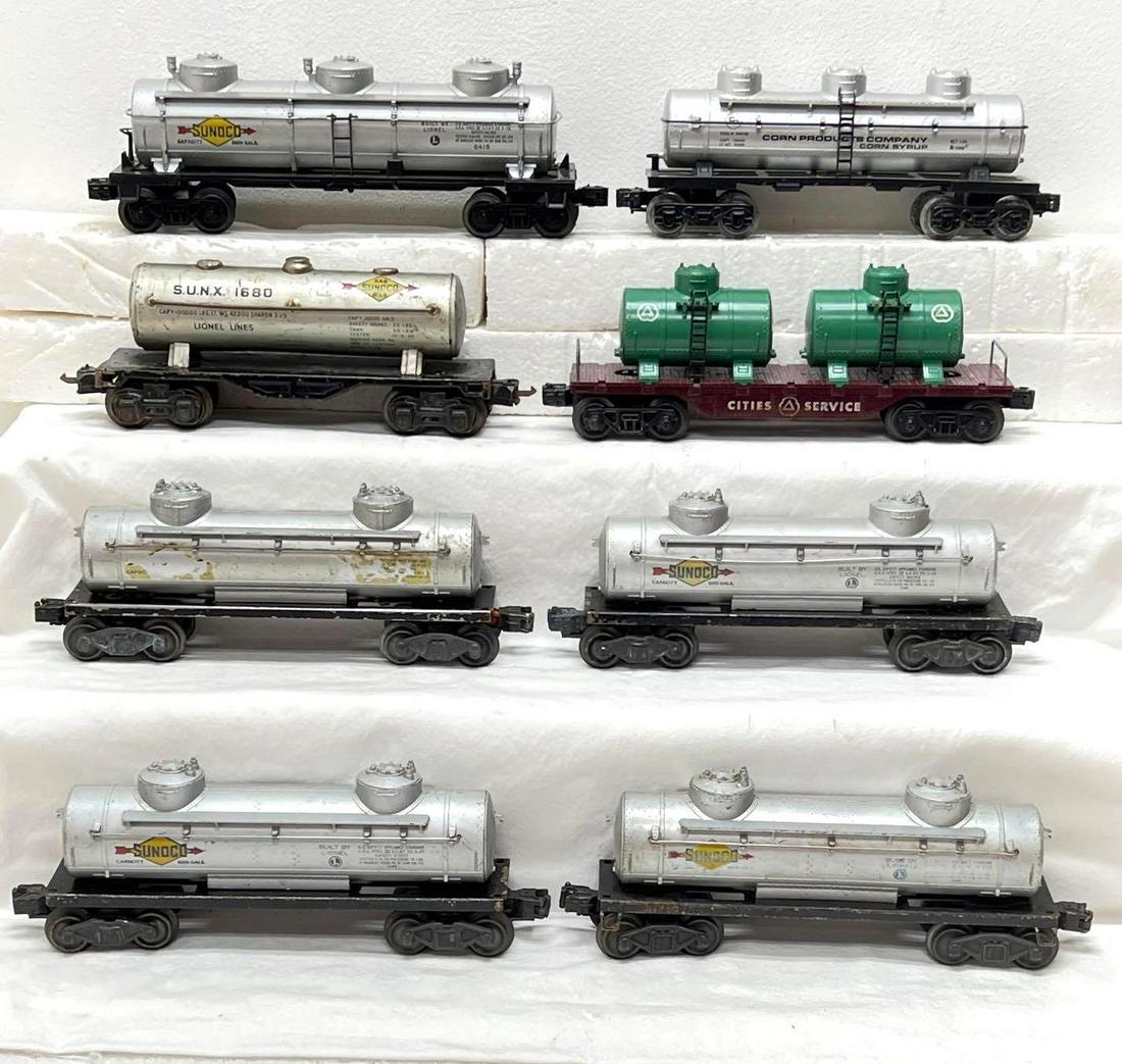 Postwar prewar modern Lionel Kline Marx 2 and 3 dome tank cars (1 of 6)