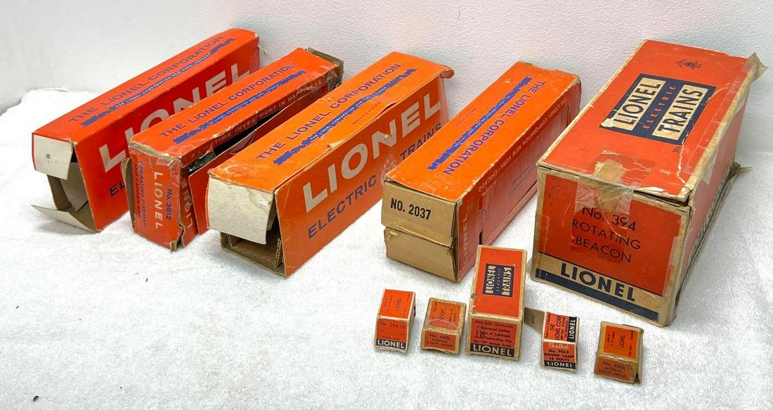 Postwar Lionel O Gauge 3512 2037 394 and other empty boxes (1 of 7)