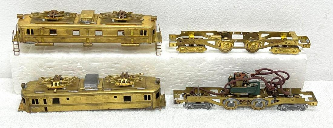 Two postwar Brass Electric 4-4-4 locomotives HO Gauge Japan (1 of 4)