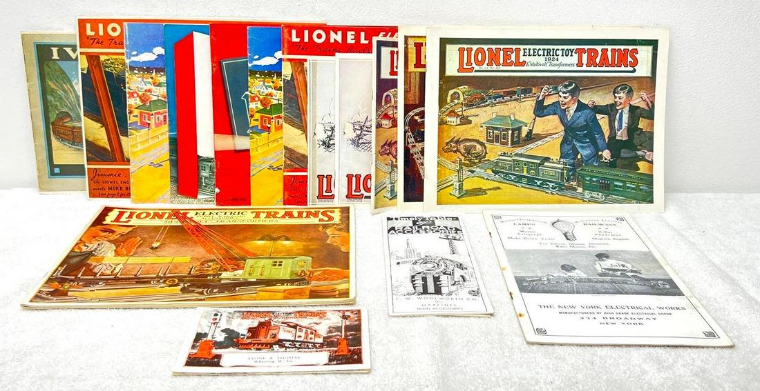 Sixteen Reproduction Lionel Marx Ives The New York Electrical Works catalogs (1 of 5)