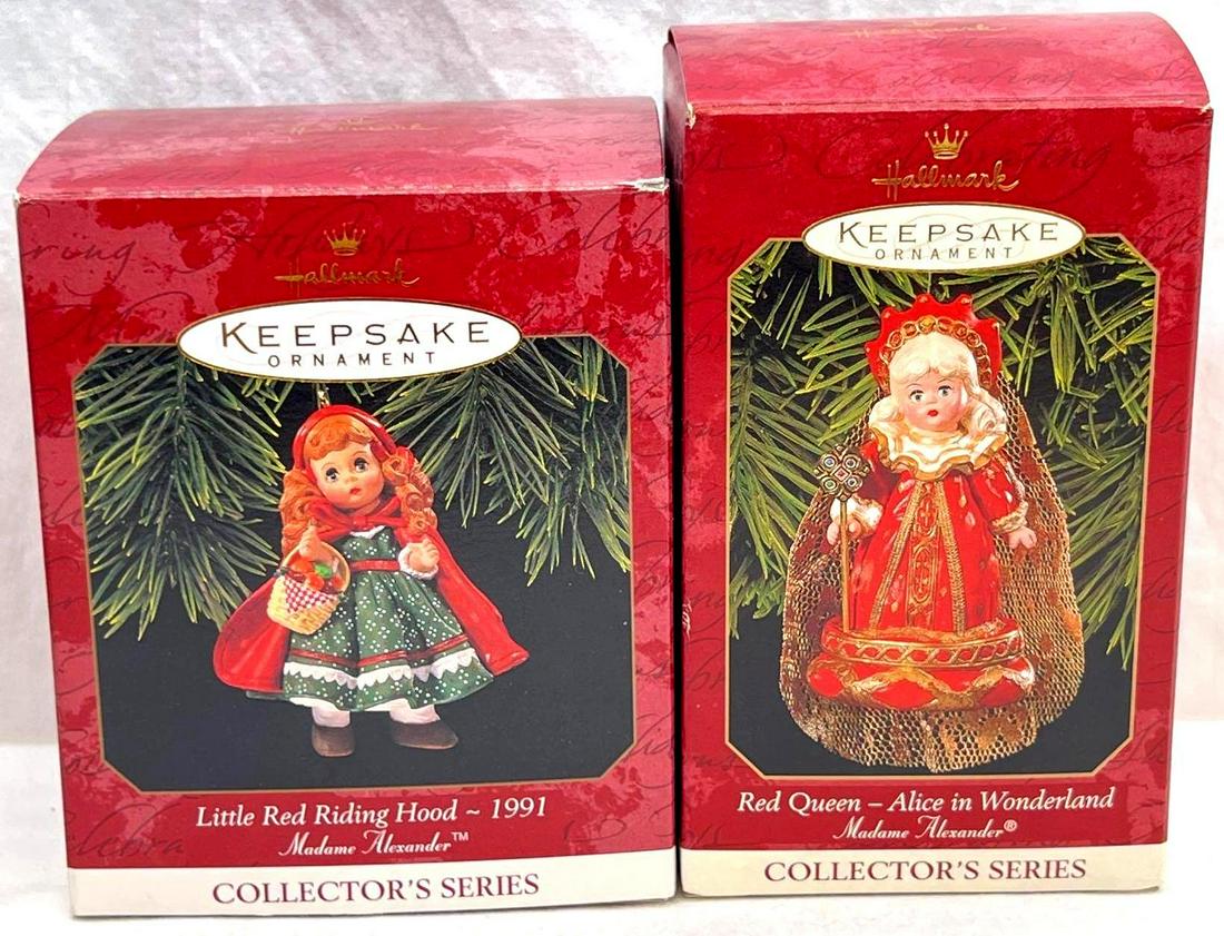 Hallmark Keepsake Ornaments lot of two Madame Alexander Collectors Series (1 of 6)
