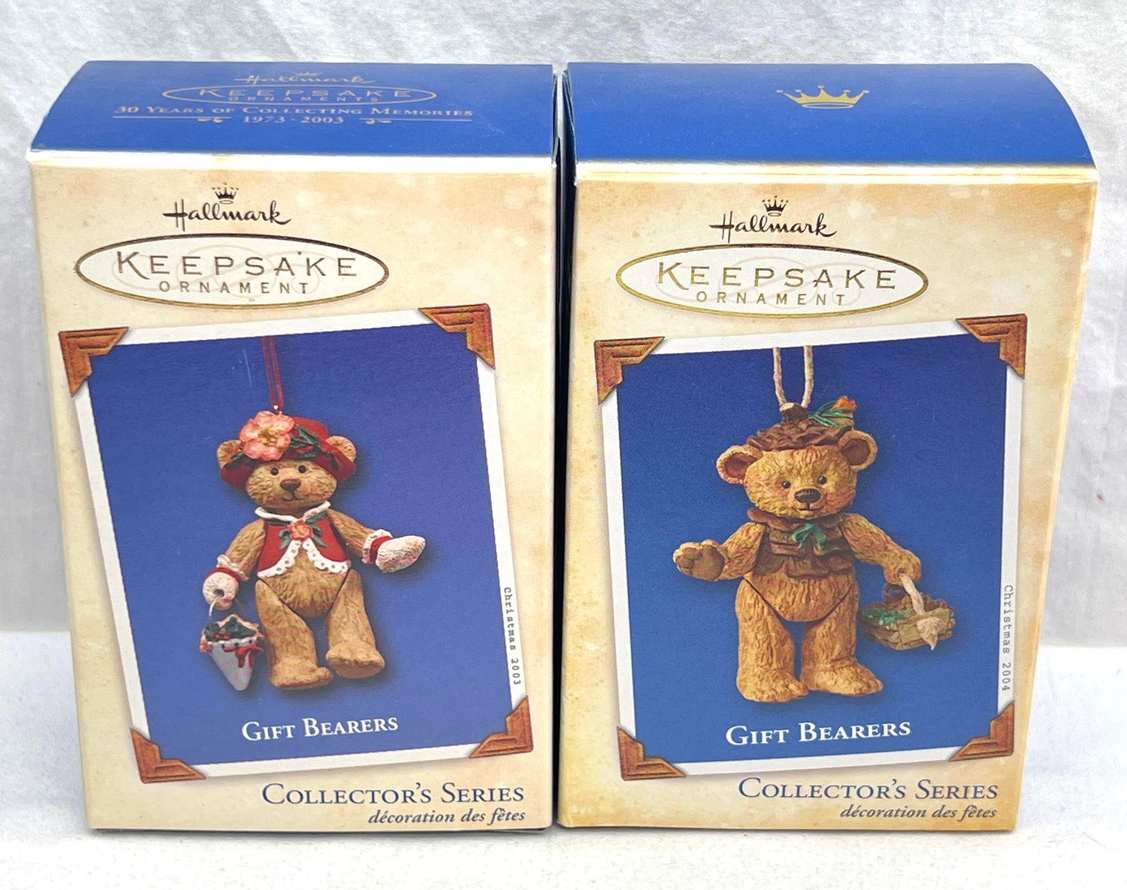 Hallmark Keepsake Ornaments lot of two Gift Bearers Collectors Series (1 of 6)