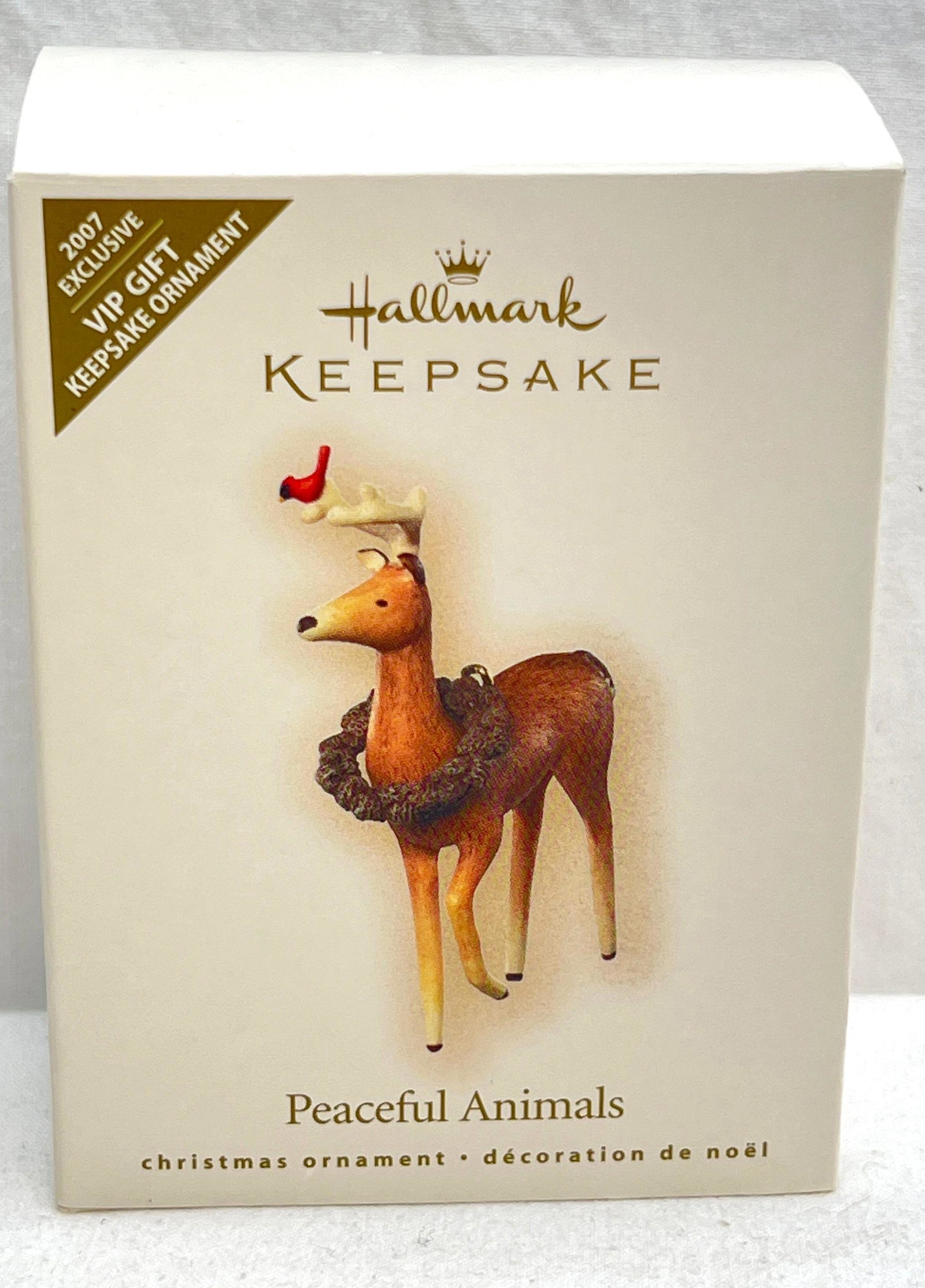 Hallmark Keepsake Ornaments Peaceful Animals 2007 VIP Gift (1 of 4)