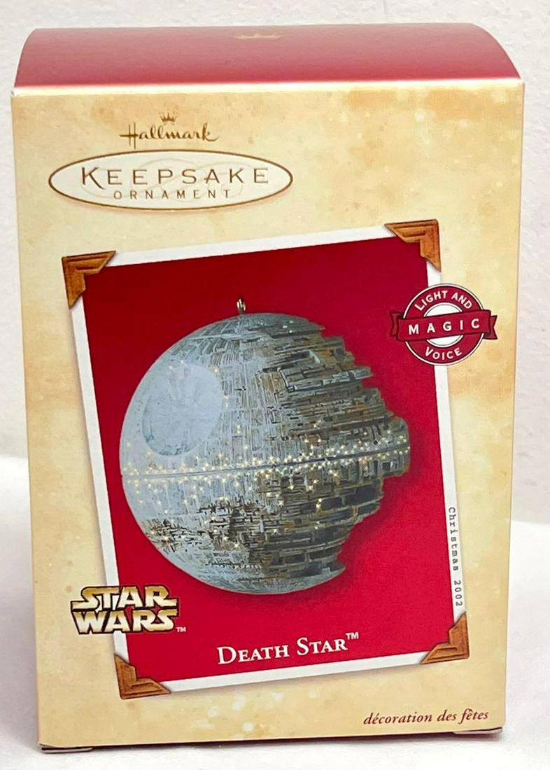 Hallmark Keepsake Ornaments Star Wars Death Star light and voice (1 of 2)