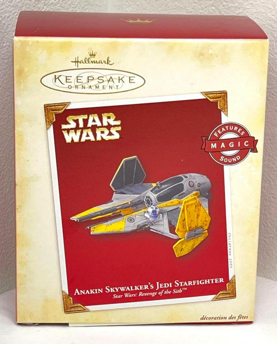 Hallmark Keepsake Ornaments Star Wars Anakin Skywalkers Jedi Fighter with sound (1 of 2)