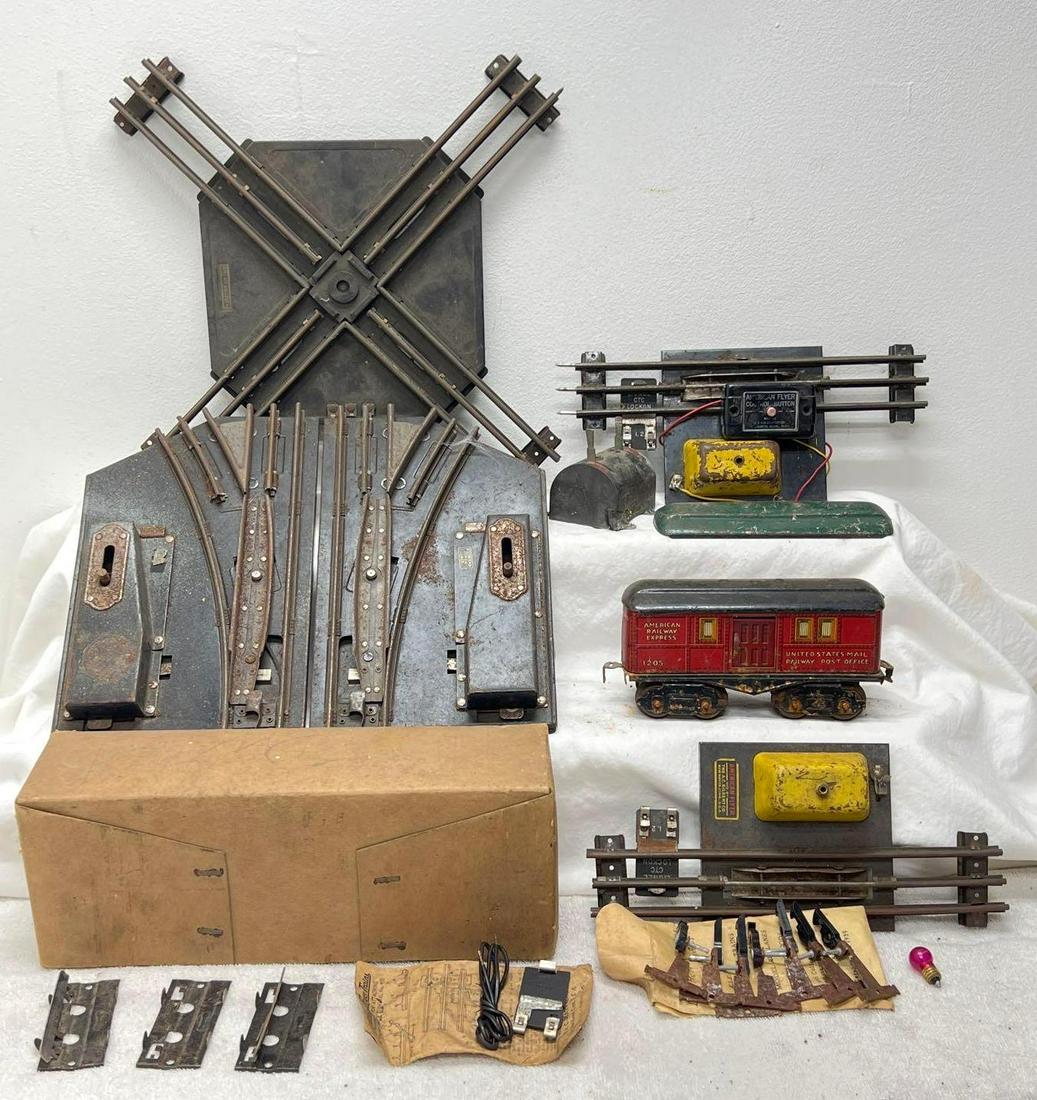 Prewar American Flyer O Gauge switches track in OB crossover 1205 more (1 of 16)