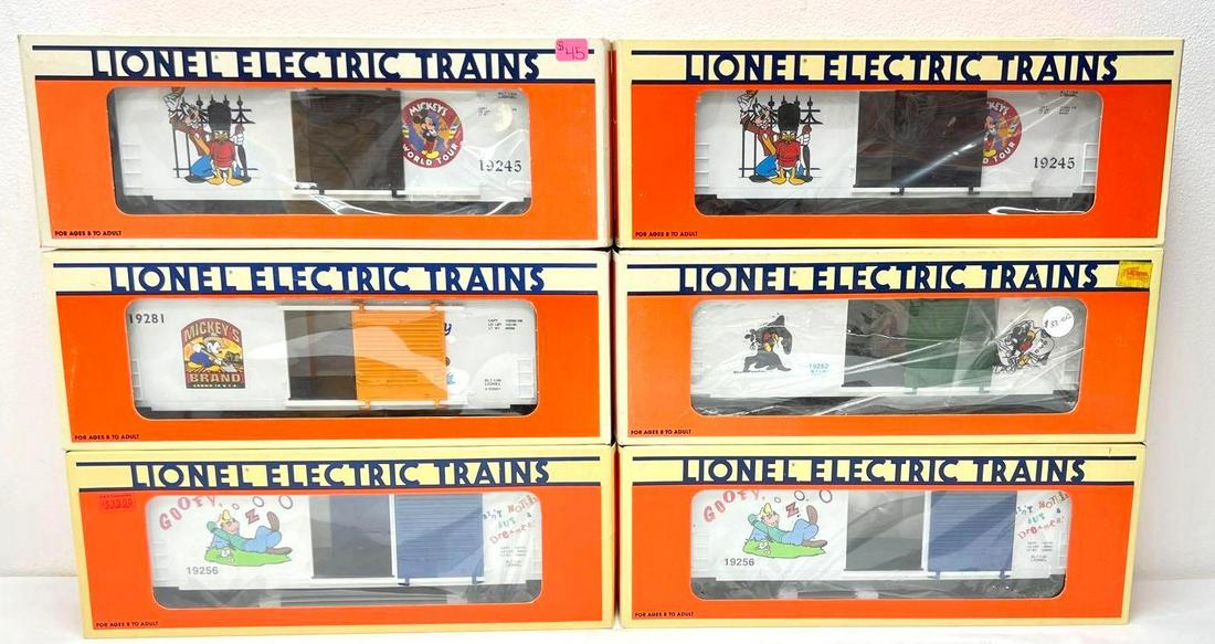 Modern Era Lionel O Gauge 19245 19245 19262 19281 19256 19256 in original boxes (1 of 5)