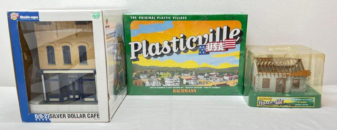 Modern Era Bachmann Plasticville Cornerstone Built-ups in original boxes (1 of 9)