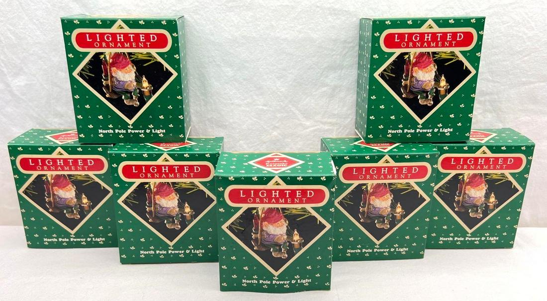 Hallmark Keepsake Ornaments Lot Of 7 North Pole Power And Light (1 of 3)
