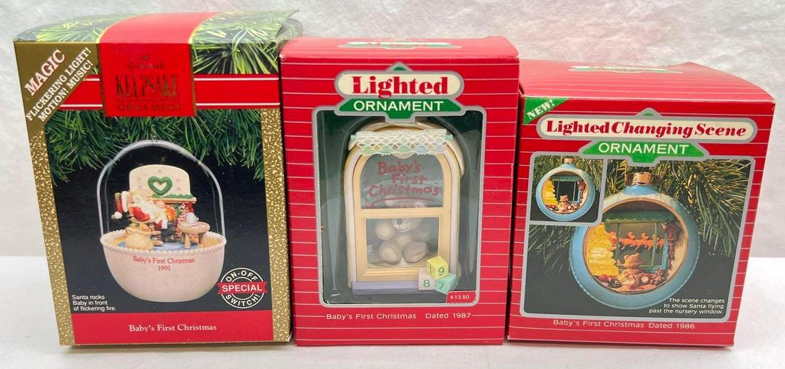 1986 baby's first christmas ornament 2025