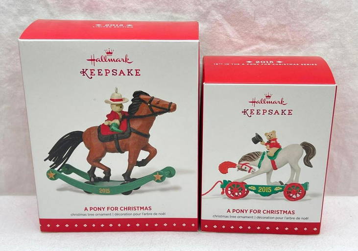 Hallmark Keepsake Ornament A Pony for Christmas Ltd Ed 18th in Series