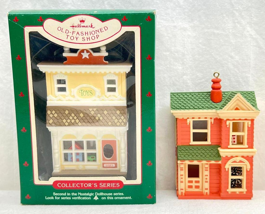 Hallmark Keepsake Ornaments Lot of 2 Nostalgic Dollhouses Series (1 of 4)