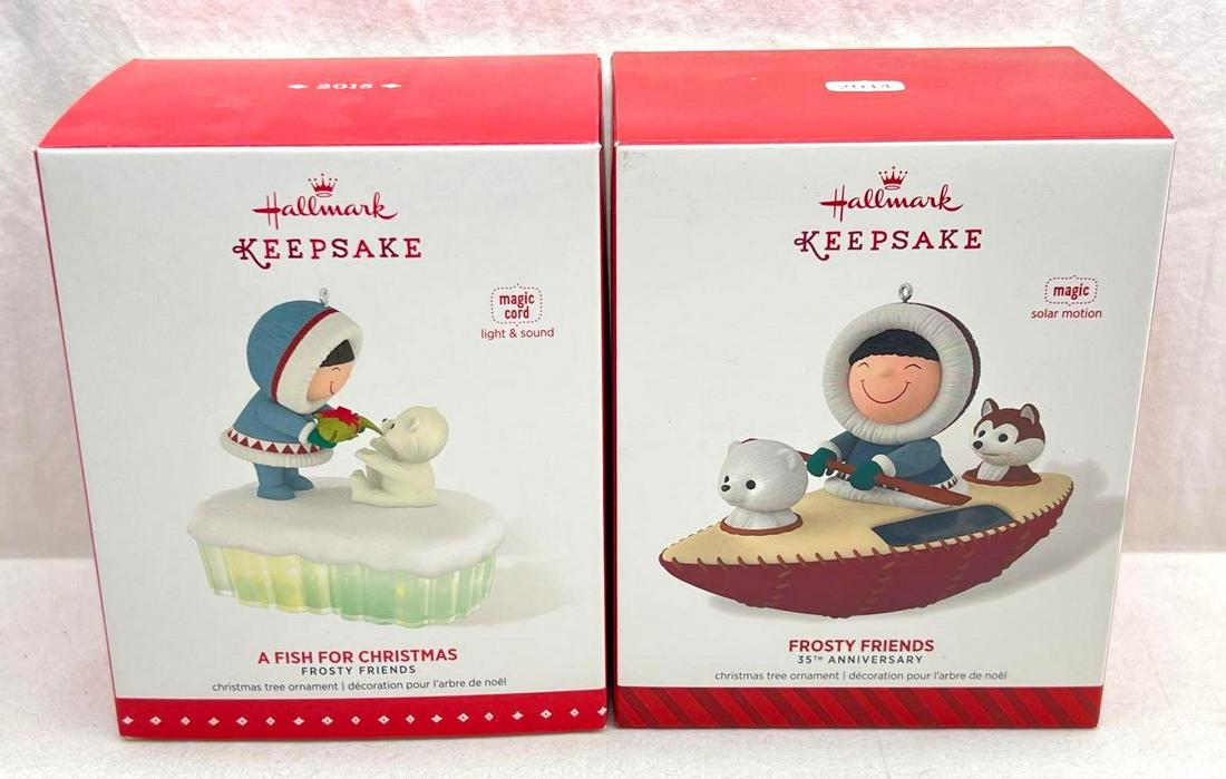 Hallmark Keepsake Ornaments Lot Of 2 Frosty Friends (1 of 4)