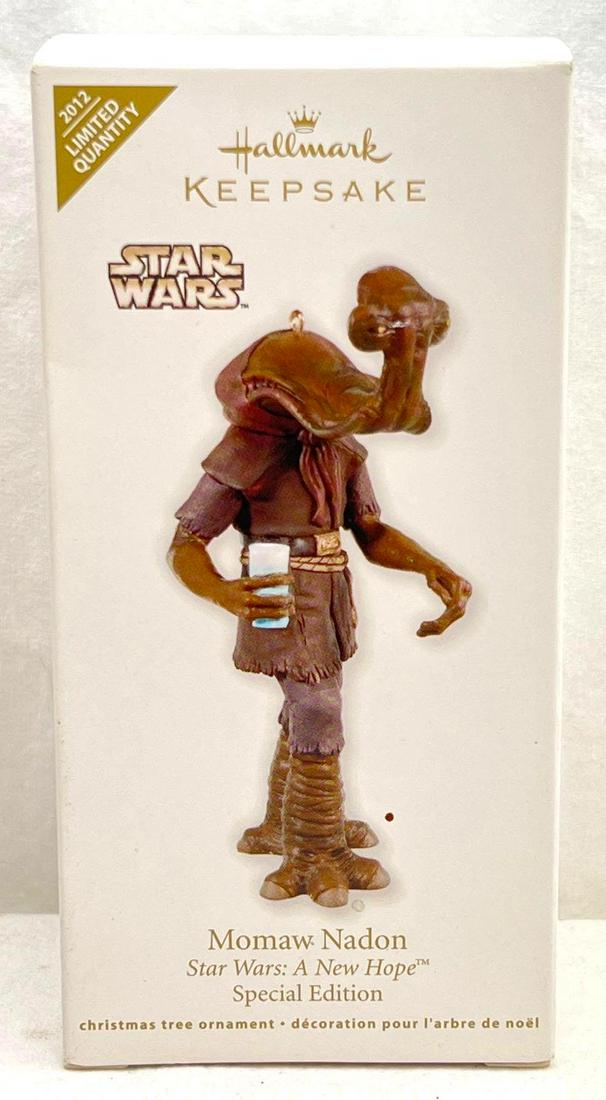 Hallmark Keepsake Ornament Star Wars Limited Quantity Momaw Nadon (1 of 4)