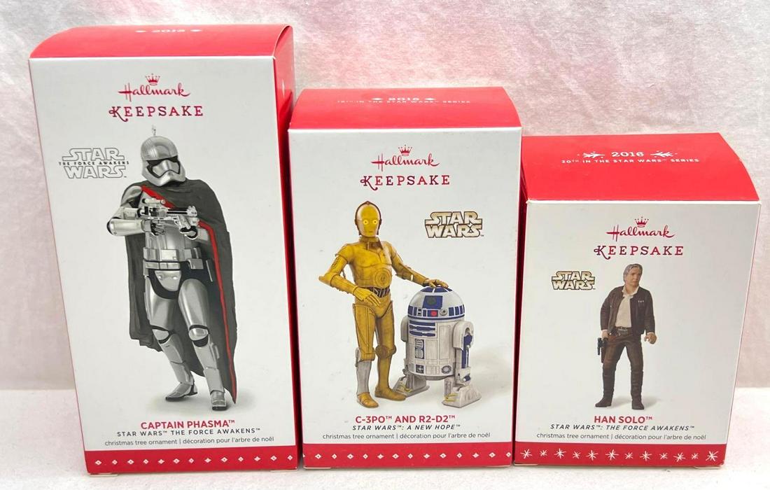 Hallmark Keepsake Ornaments Lot of 3 Star Wars (1 of 7)