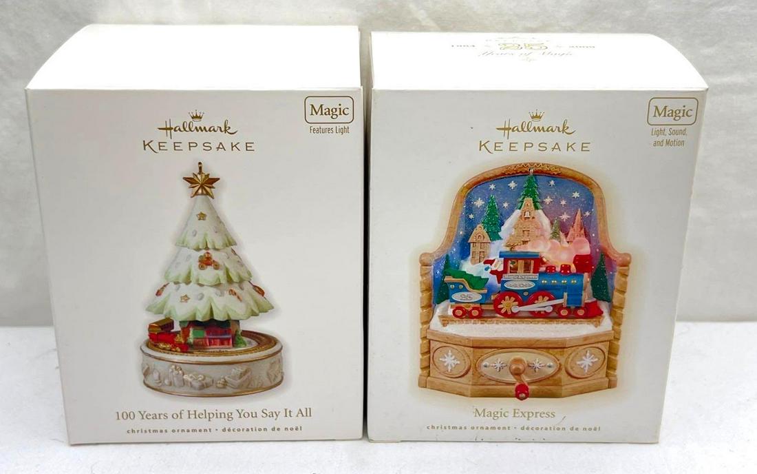 Hallmark Keepsake Ornaments Lot Of 2 100 Years of Helping You Say It All and More (1 of 7)