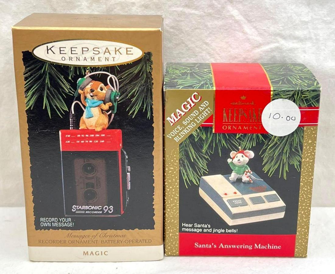 Hallmark Keepsake Ornaments Santas Answering Machine and More (1 of 4)