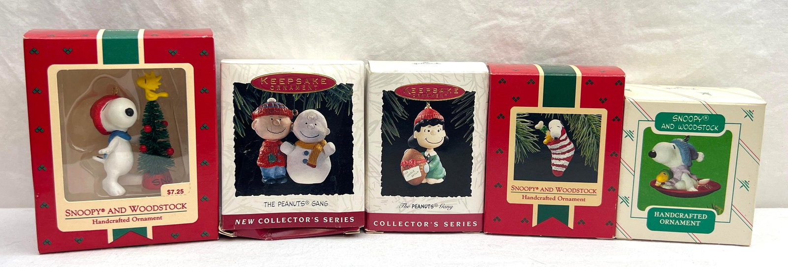 Hallmark Keepsake Ornaments Lot of 5 Snoopy and The Peanuts Gang (1 of 10)