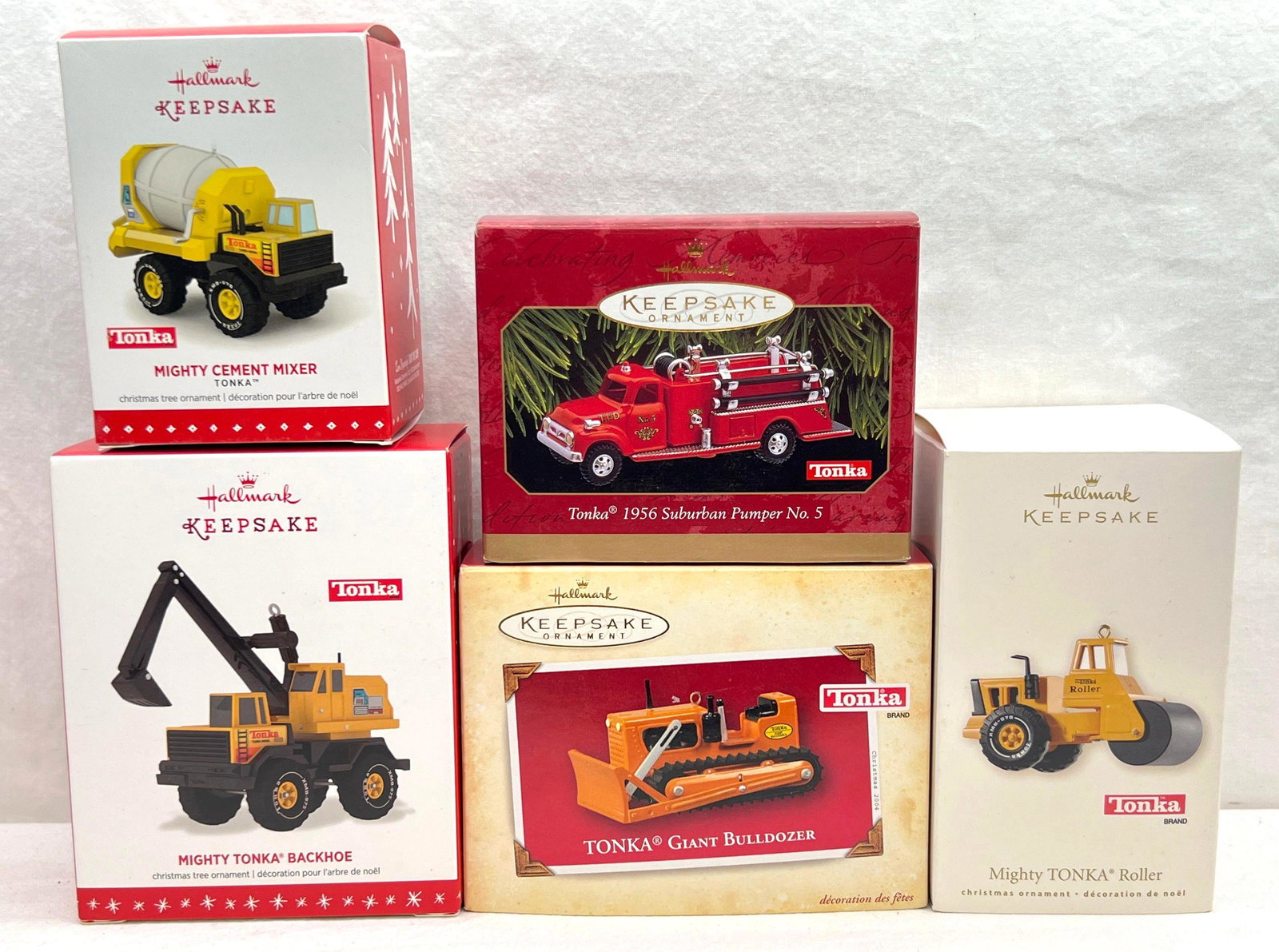 Hallmark Keepsake Ornaments Lot of 5 Tonka (1 of 4)