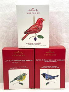 Hallmark Keepsake Ornaments Lot of 3 The Beauty Of Birds