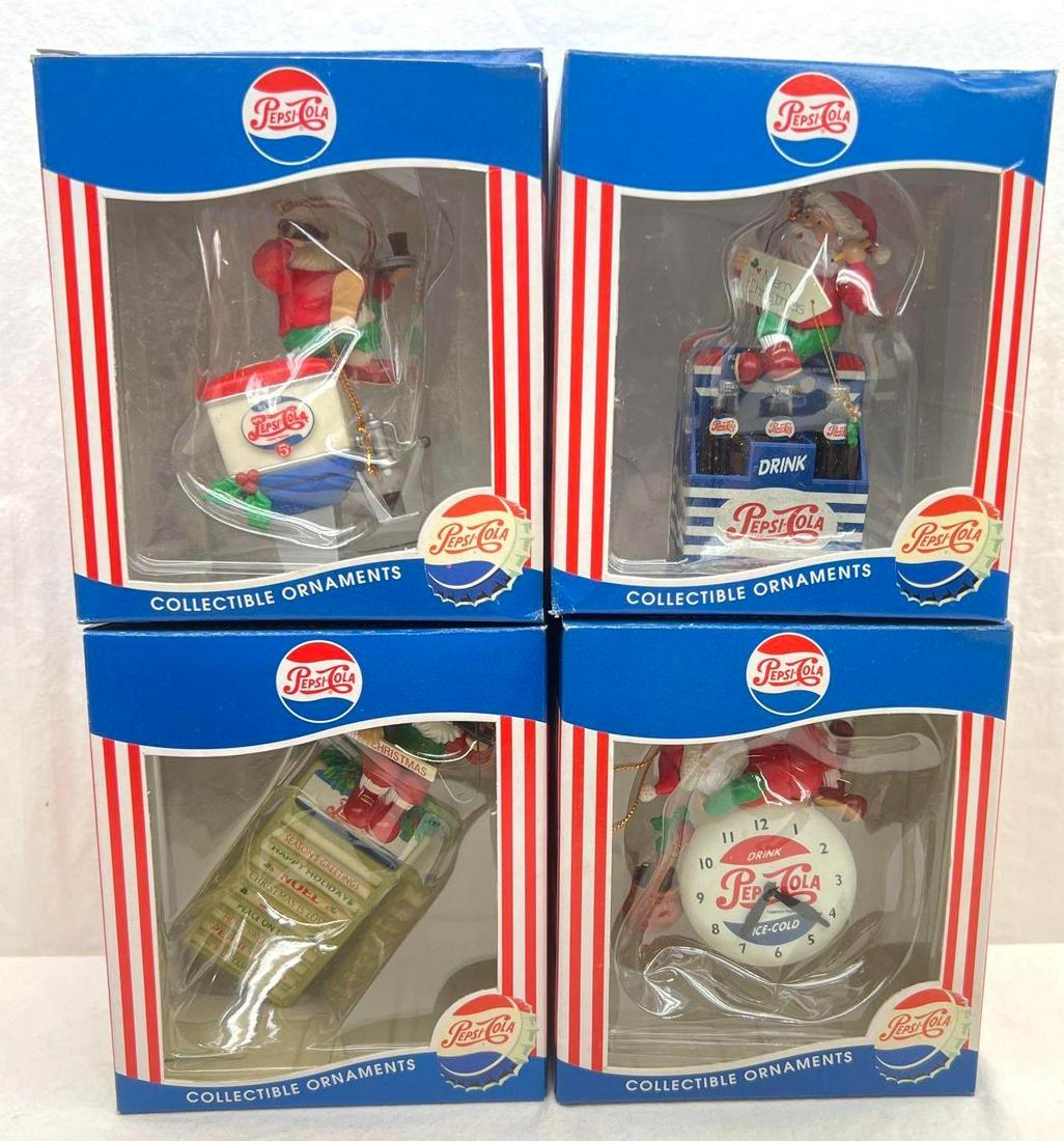 Matrix Collectible Ornaments Lot of 4 Pepsi Cola (1 of 2)