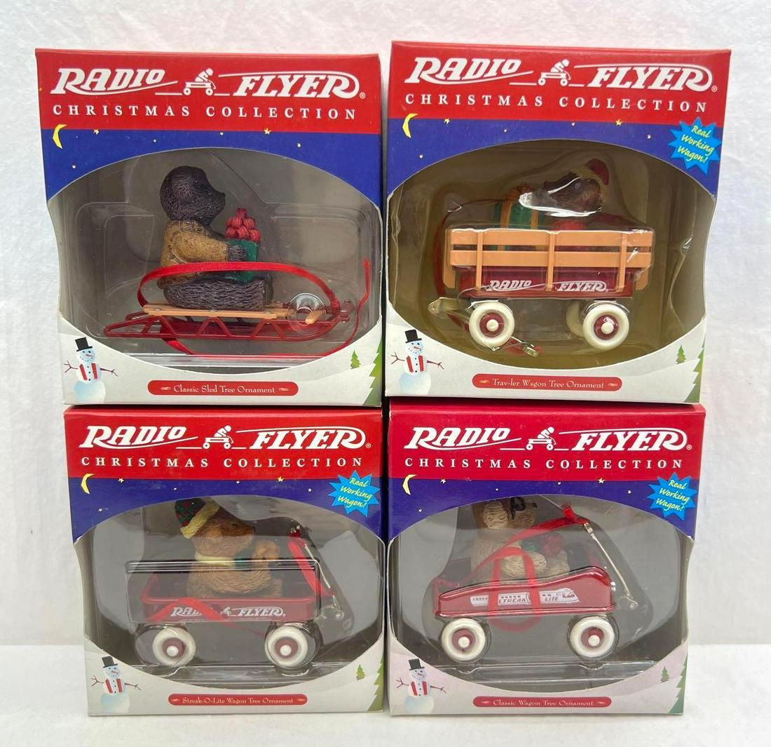 Raido Flyer Christmas Collection Lot Of 4 Ornaments (1 of 2)