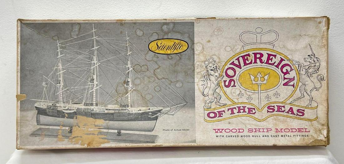 Scientific 165-1295 Sovereign of the Seas wood ship model 23-3/4" (1 of 7)