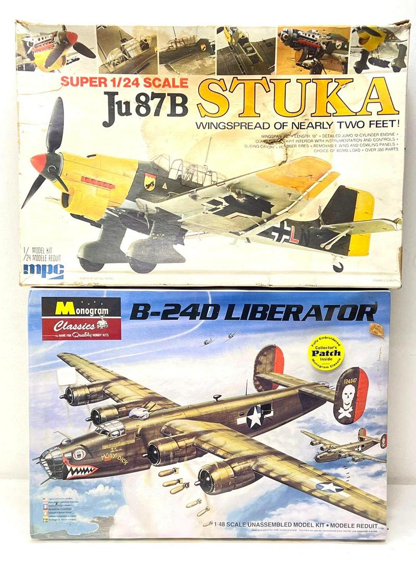 MPC 2-3506 Ju87B Stuka 1/24 Monogram 855604 B-24D Mint (1 of 8)
