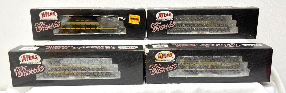 Four Atlas Classic HO Gauge 8414 NKP EMD GP7 401 in OB (1 of 8)