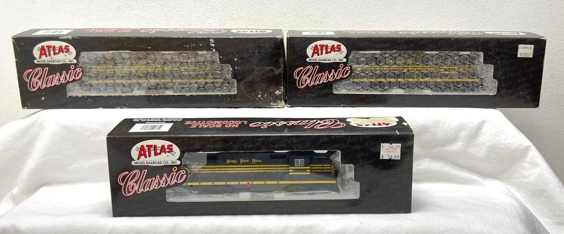 Three Atlas Classic HO Gauge 8415 8416 8416 EMD GP7 in OB (1 of 7)