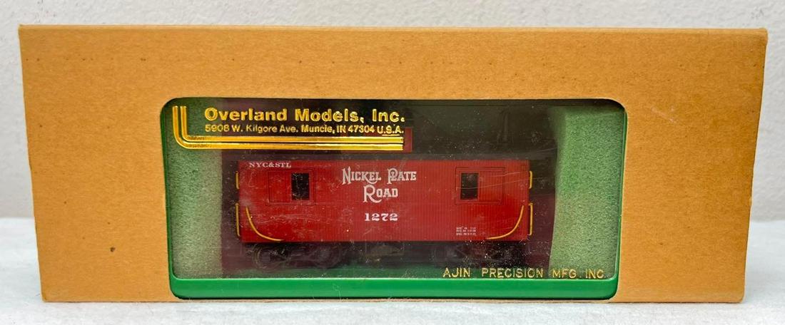 Overland Models brass HO scale 1161 NKP wood caboose (1 of 6)
