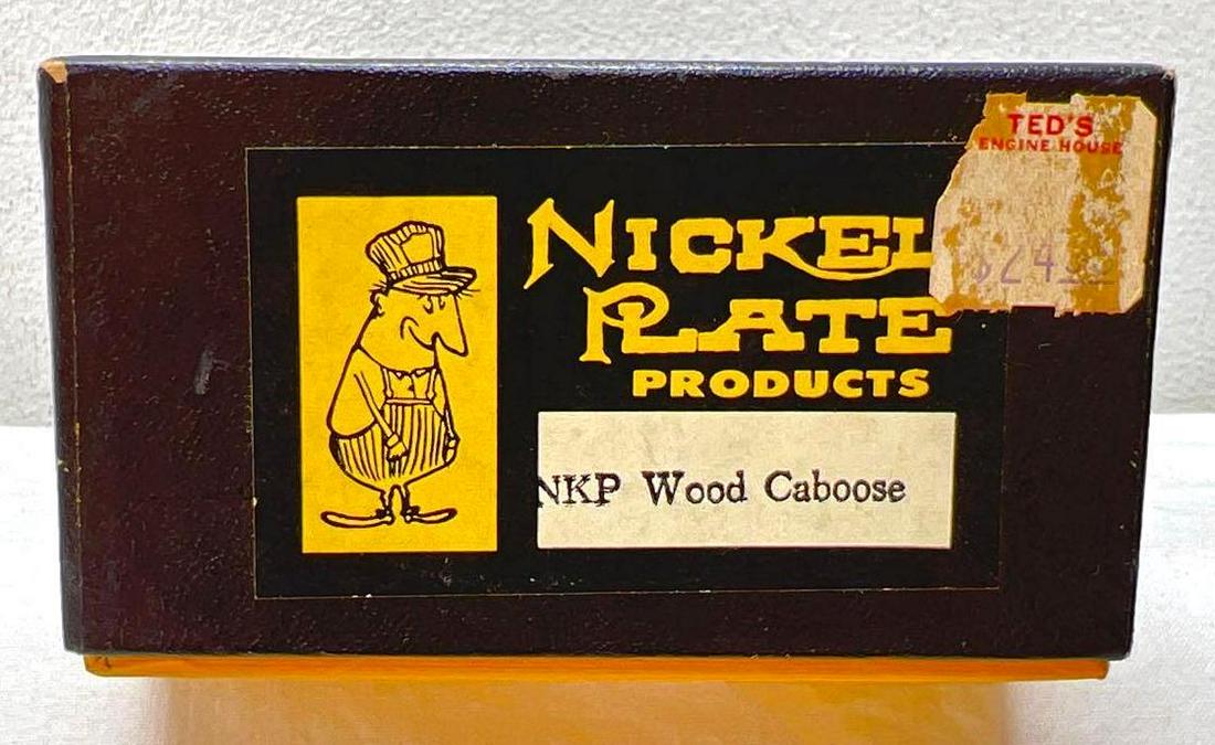 Nickel Plate HO scale brass NKP 1054 caboose in box (1 of 5)