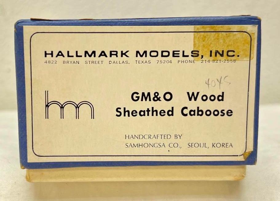 Samhongsa brass HO Scale GM&O wood sheathed in box (1 of 5)