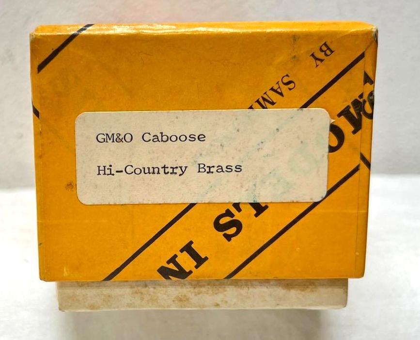 Sunset Models HO Scale GM&O brass caboose in box (1 of 5)