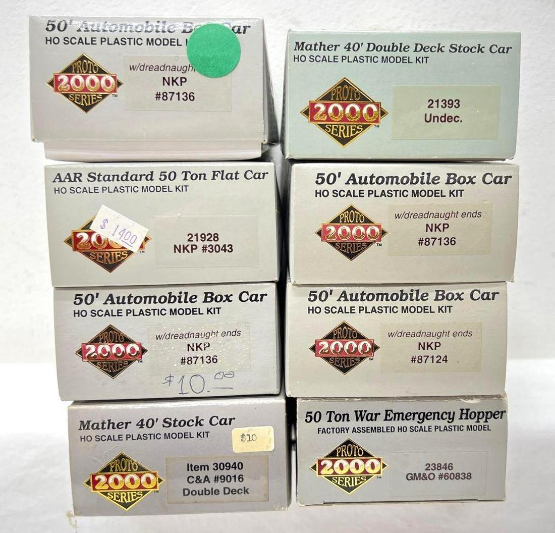 Eight Life-Like Proto 2000 HO Gauge freight in original boxes (1 of 7)