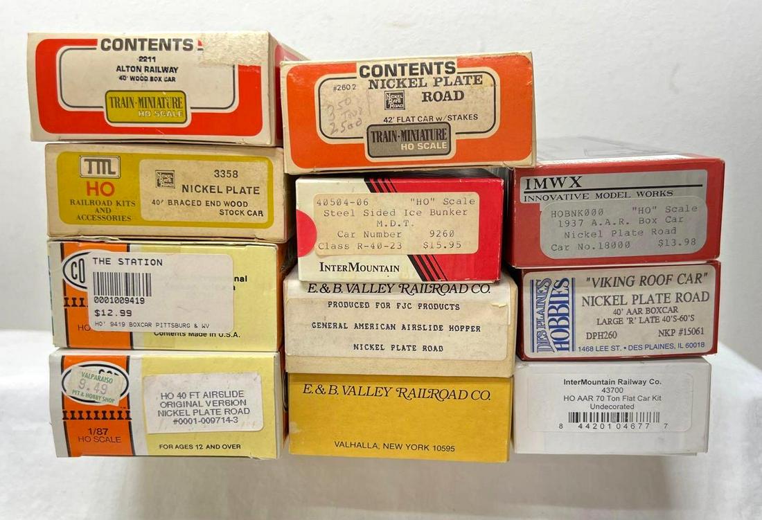 Eleven unbuilt HO Scale kits E&B Valley InterMountain etc (1 of 4)