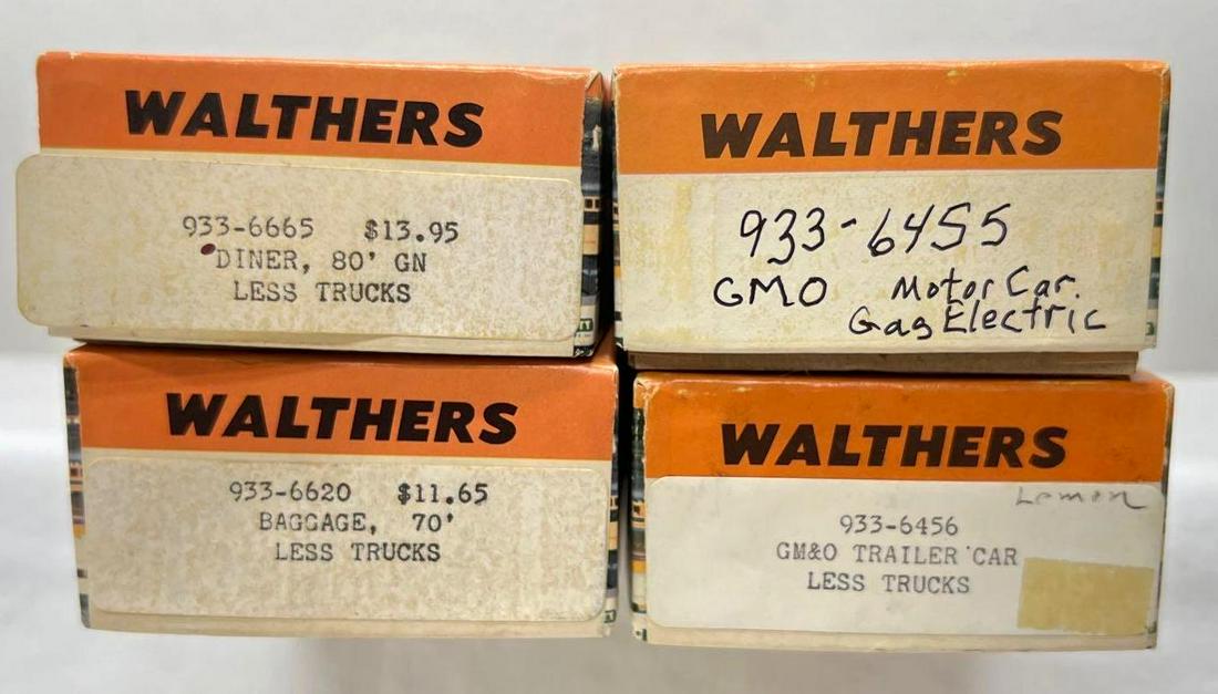 Walthers HO Gauge unbuilt model kits 933-6455 -6456 -6665 -6620 (1 of 3)